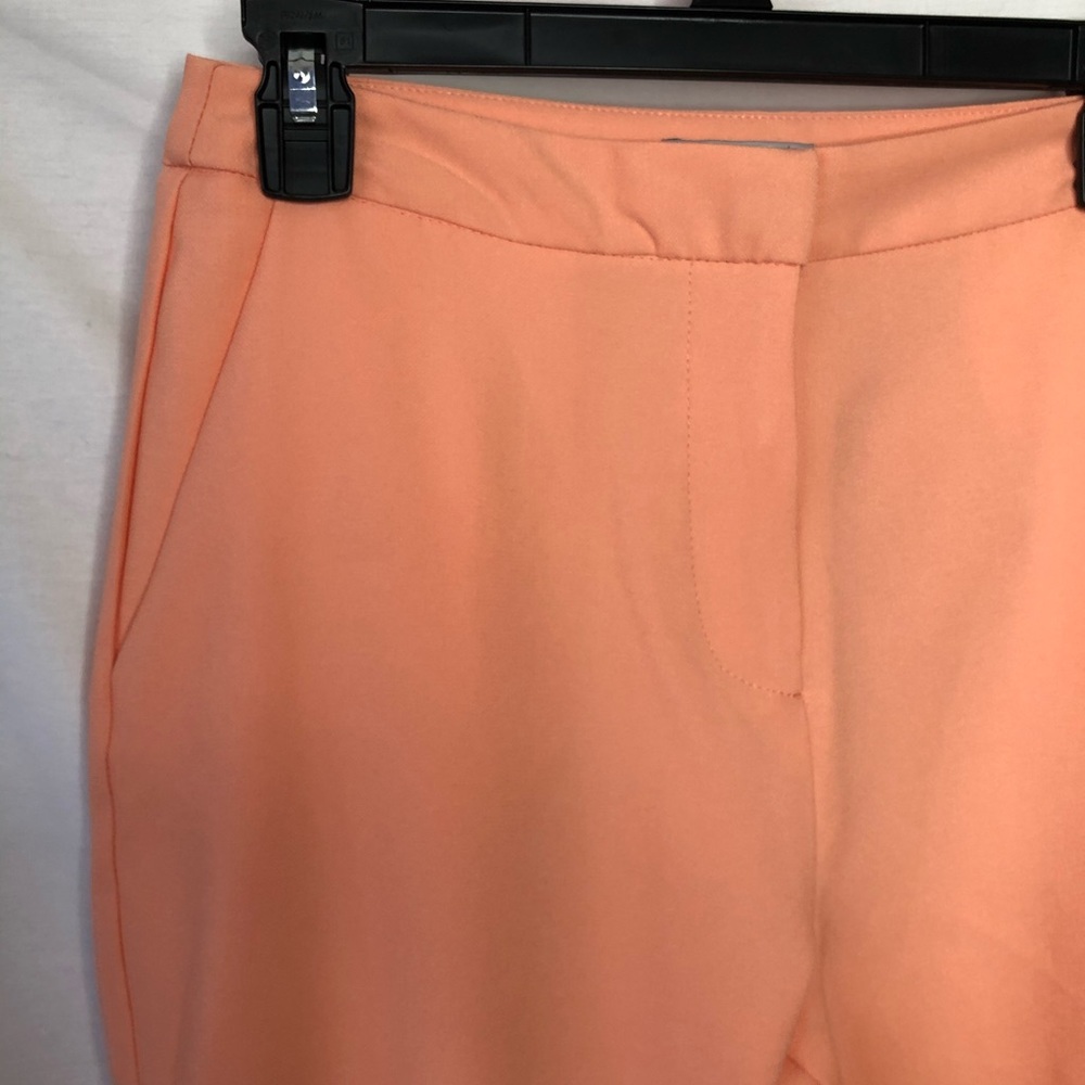 Peach Ruffle Ankled Pants - Picture 5 of 9